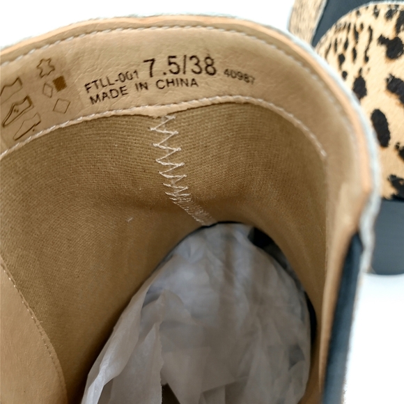 Chinese Laundry Finn Pony Ankle Boots Leopard - Picture 6 of 9